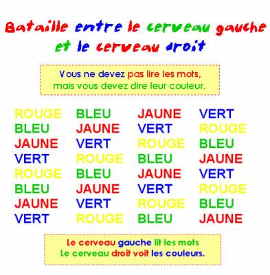 dite lé couleur san lire lé mo!